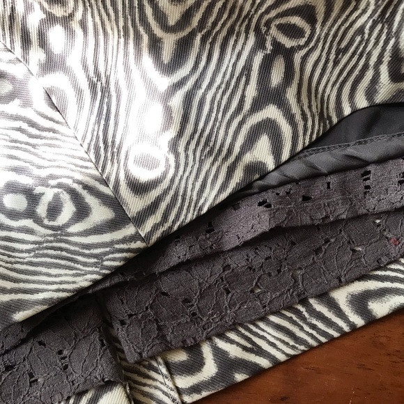 anthropologie wood grain pencil skirt - Picture 7 of 8